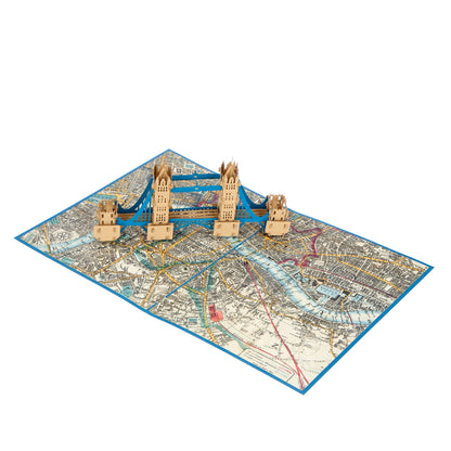 Tower Bridge City Of London Pop Up Greeting Card