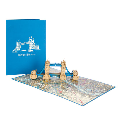 Tower Bridge City Of London Pop Up Greeting Card