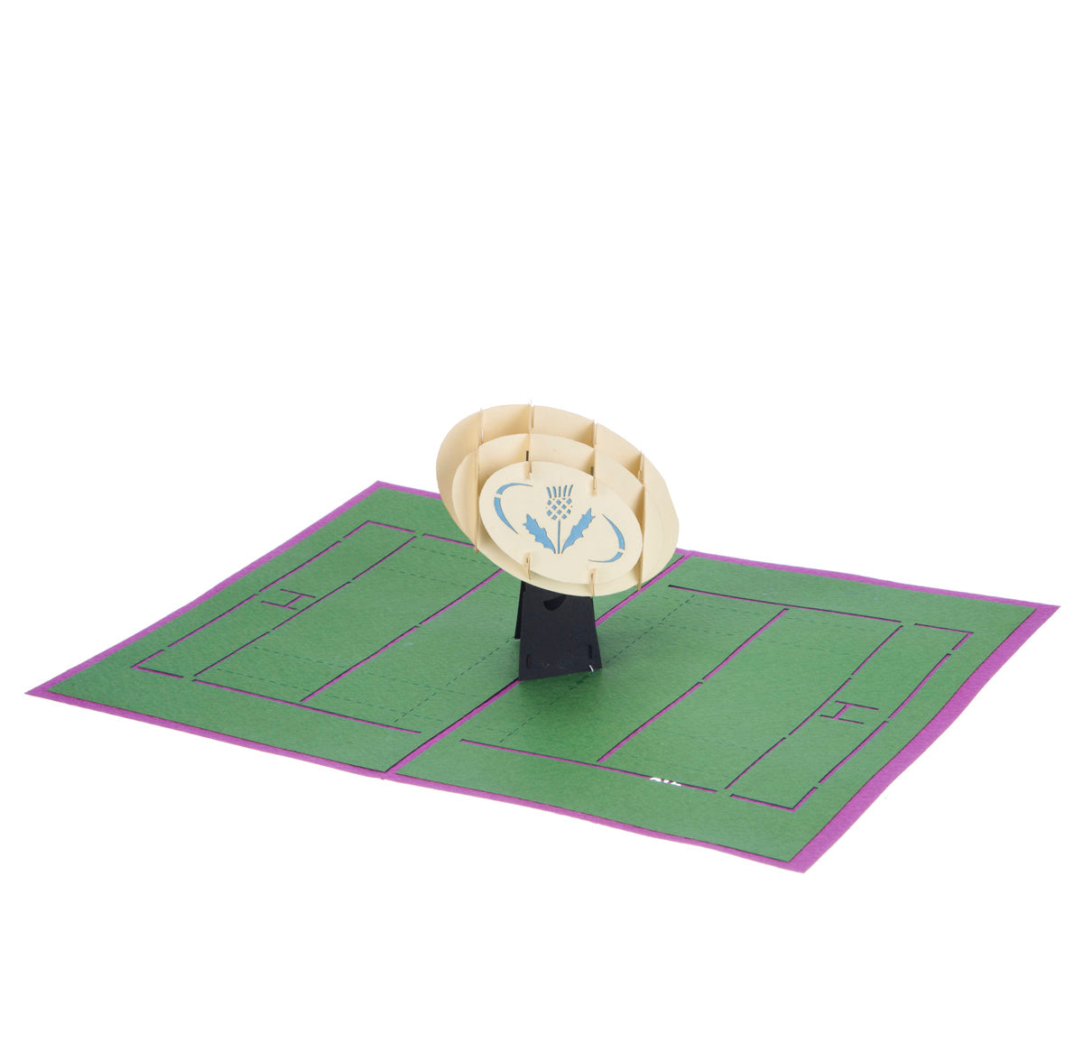 Ruck Maul Score Scotland Rugby Pop Up Greeting Card