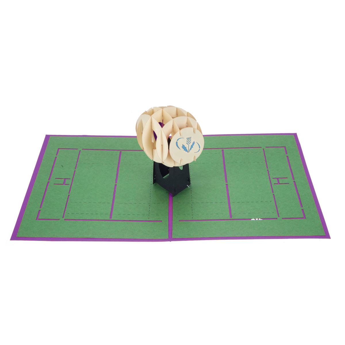 Ruck Maul Score Scotland Rugby Pop Up Greeting Card