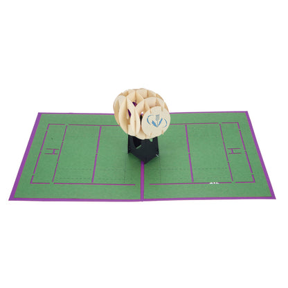 Ruck Maul Score Scotland Rugby Pop Up Greeting Card