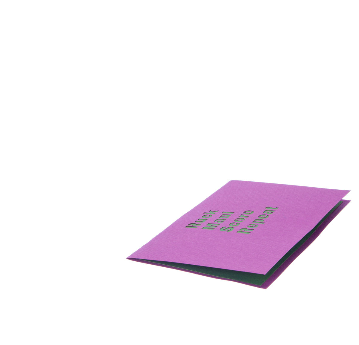 Ruck Maul Score Scotland Rugby Pop Up Greeting Card