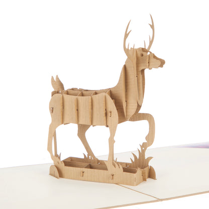 Majestic Highland Stag Pop Up Greeting Card