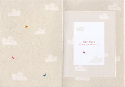 New Baby Girl So Very Precious New Baby Greeting Card