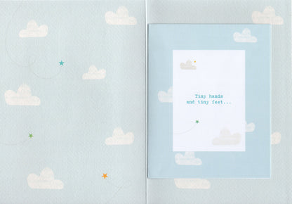 New Baby Boy So Very Precious New Baby Greeting Card