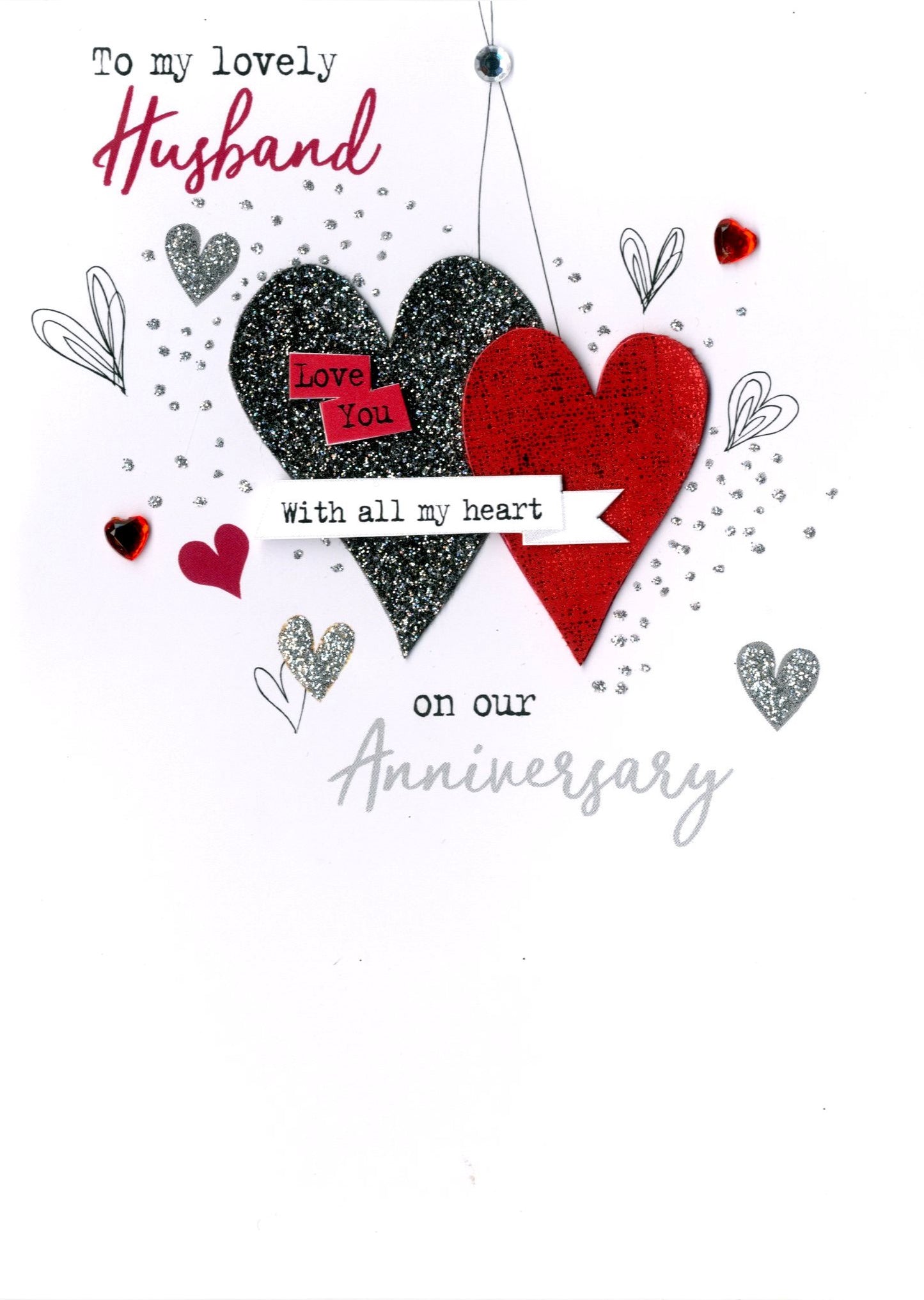 To My Husband On Our Anniversary Irresistible Greeting Card