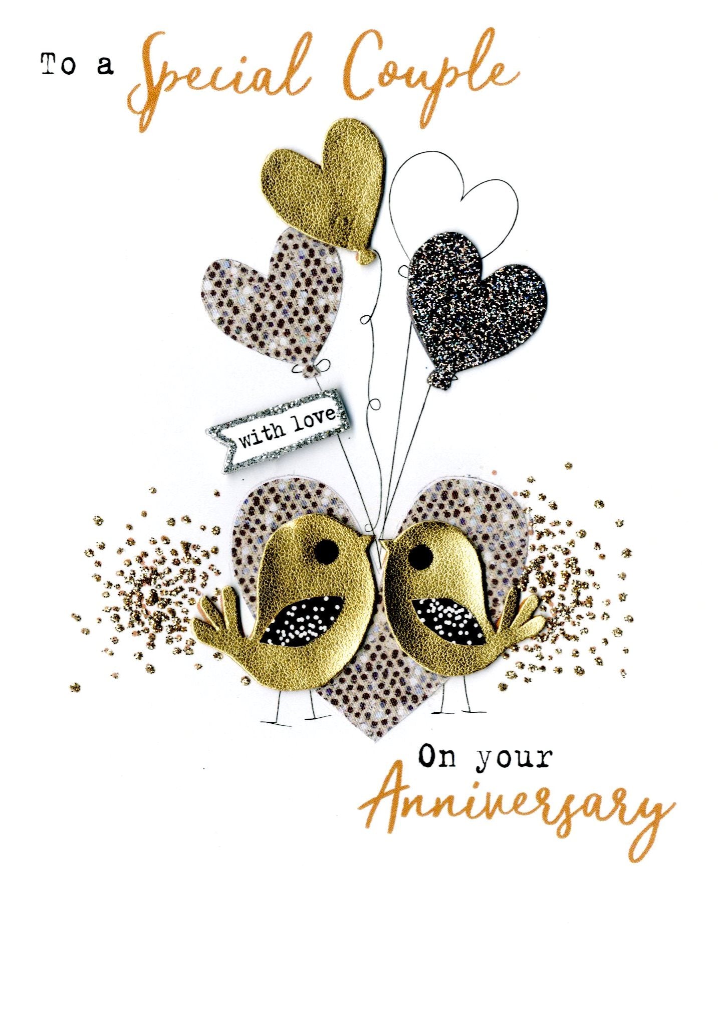 On Your Anniversary With Love Irresistible Greeting Card
