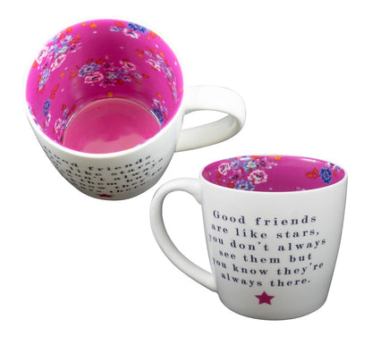 Good Friends Are Like Stars Inside Out Mug In Gift Box