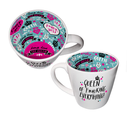 Queen Of F*@king Everything Inside Out Mug
