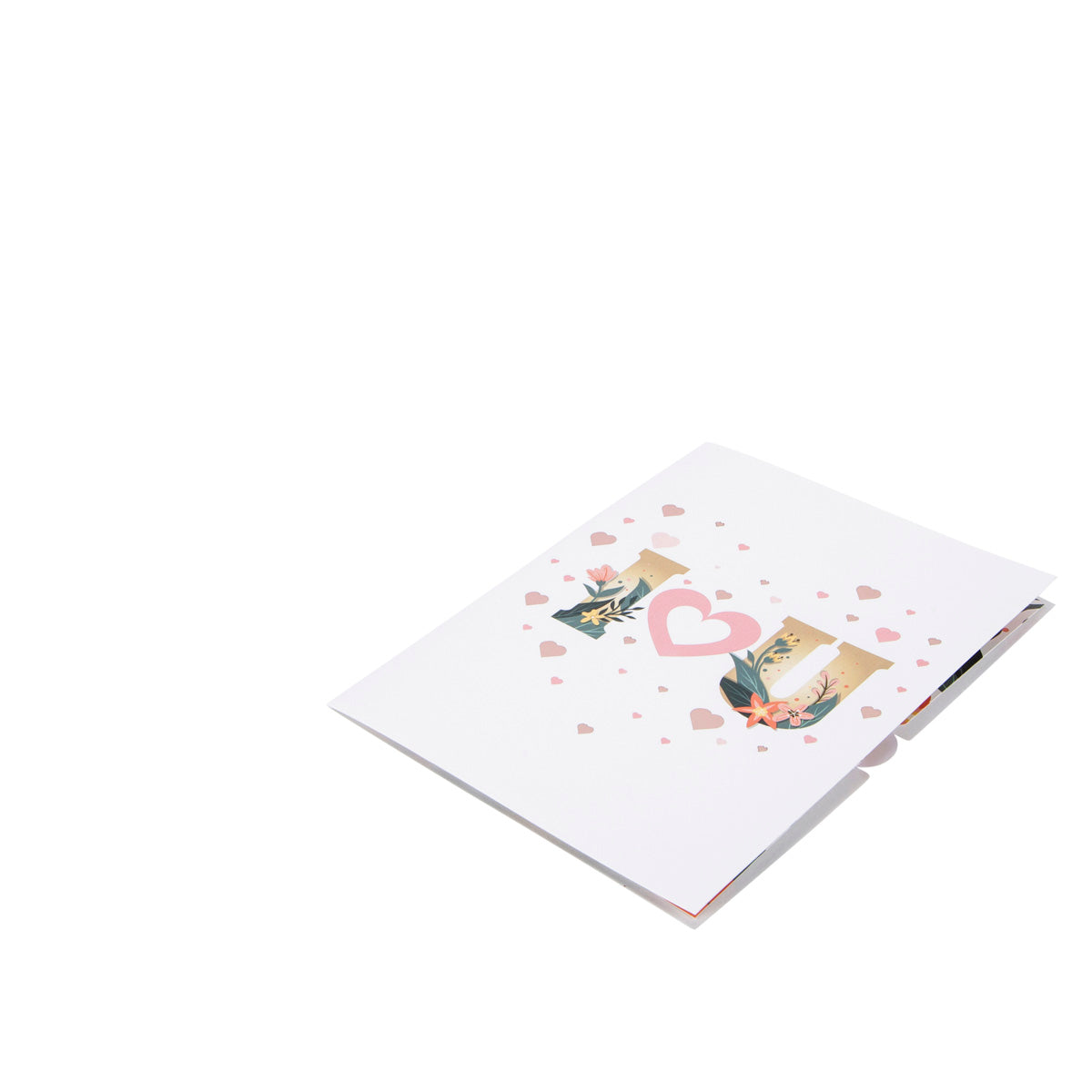 I Love You Floral Pop Up Greeting Card