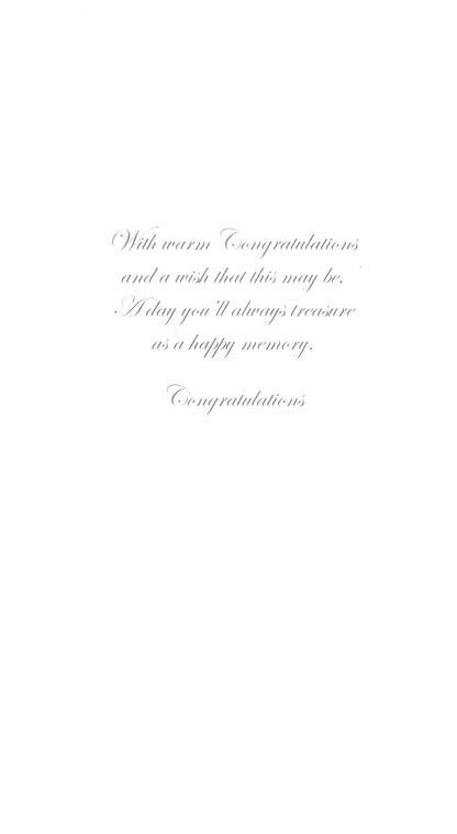 Congrats Congratulations Luxury Champagne Greeting Card