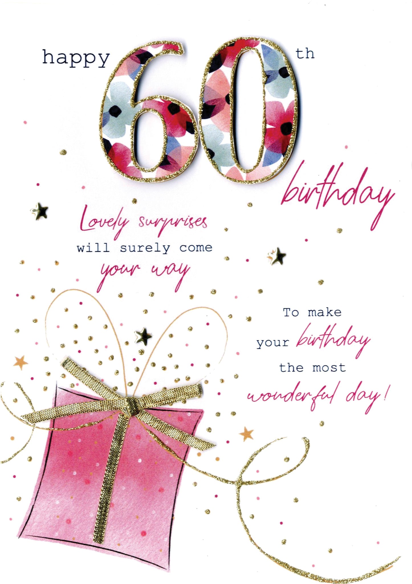 Female Happy 60th Birthday Greeting Card
