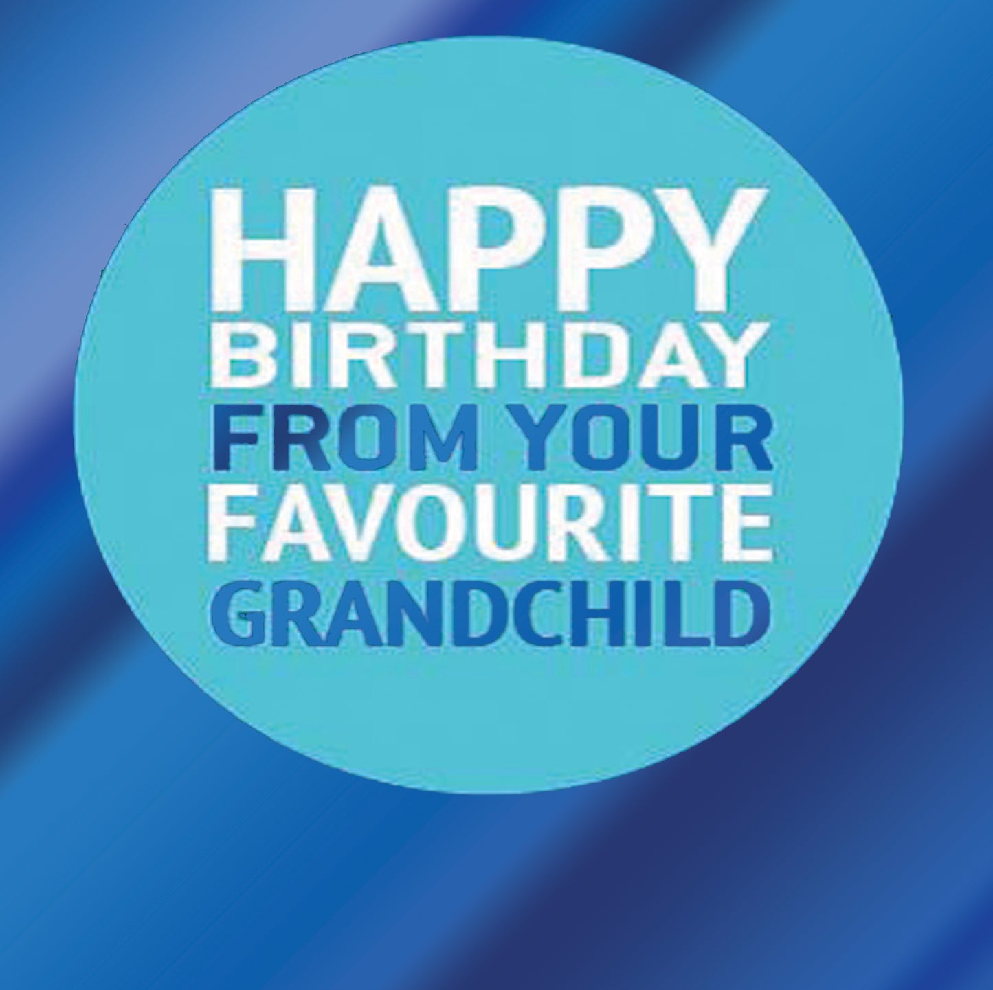 Your Favourite Grandchild Humour Birthday Card