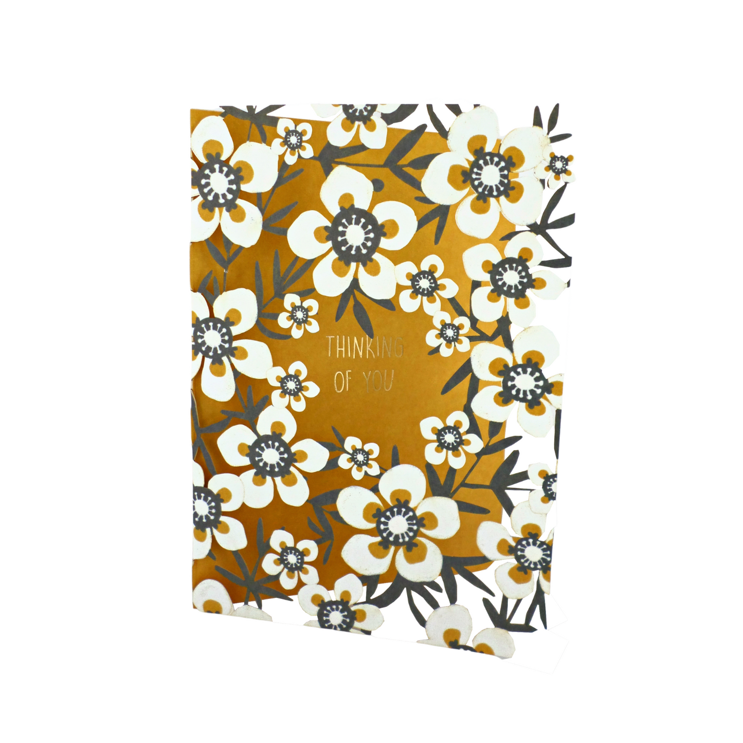 Paper Cut Art Thinking Of You Floral Any Occasion Greeting Card