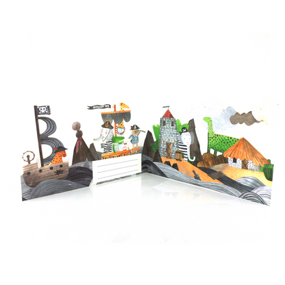 Pirate Adventure 3D Pop Up Birthday Card For Child