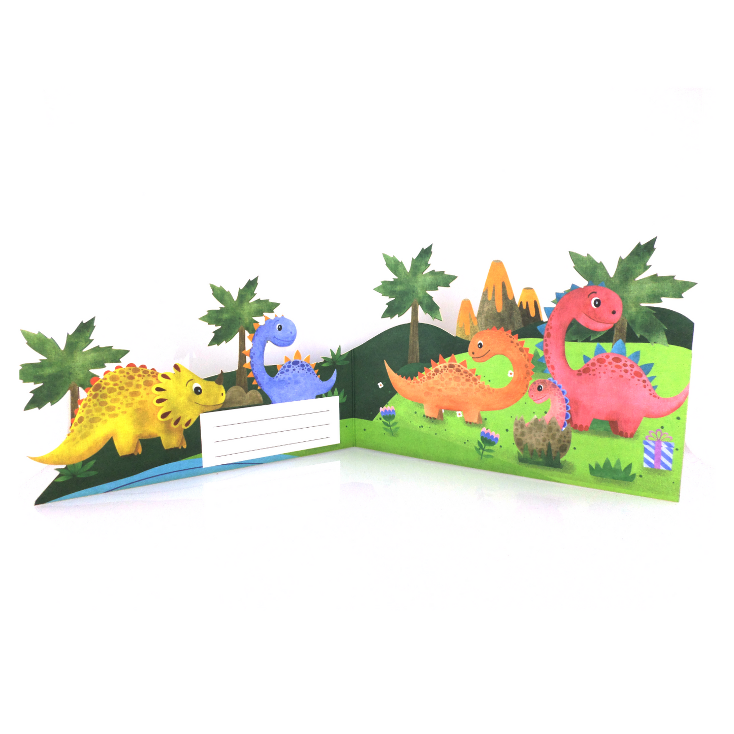 Dinosaurs Rawsome 3D Pop Up Birthday Card For Child