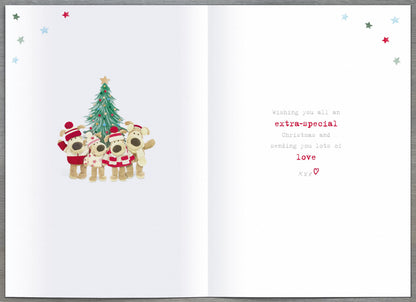 Boofle Son, Daughter-In-Law & Family Christmas Greeting Card