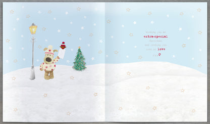 Boofle Sending Wishes Across The Miles Christmas Greeting Card
