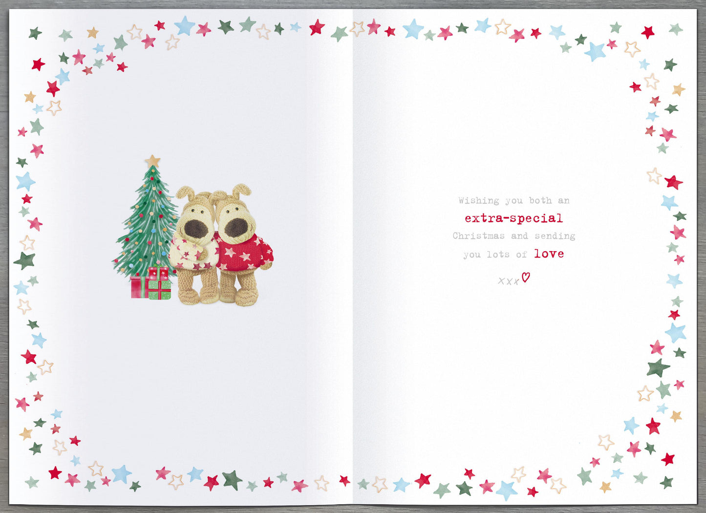 Boofle Brother & Sister-In-Law Embellished Christmas Greeting Card