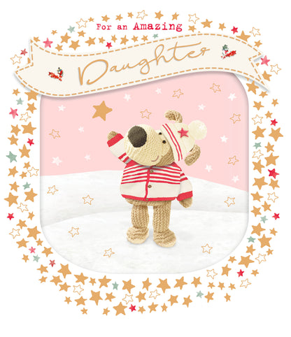 Boofle For An Amazing Daughter Christmas Greeting Card