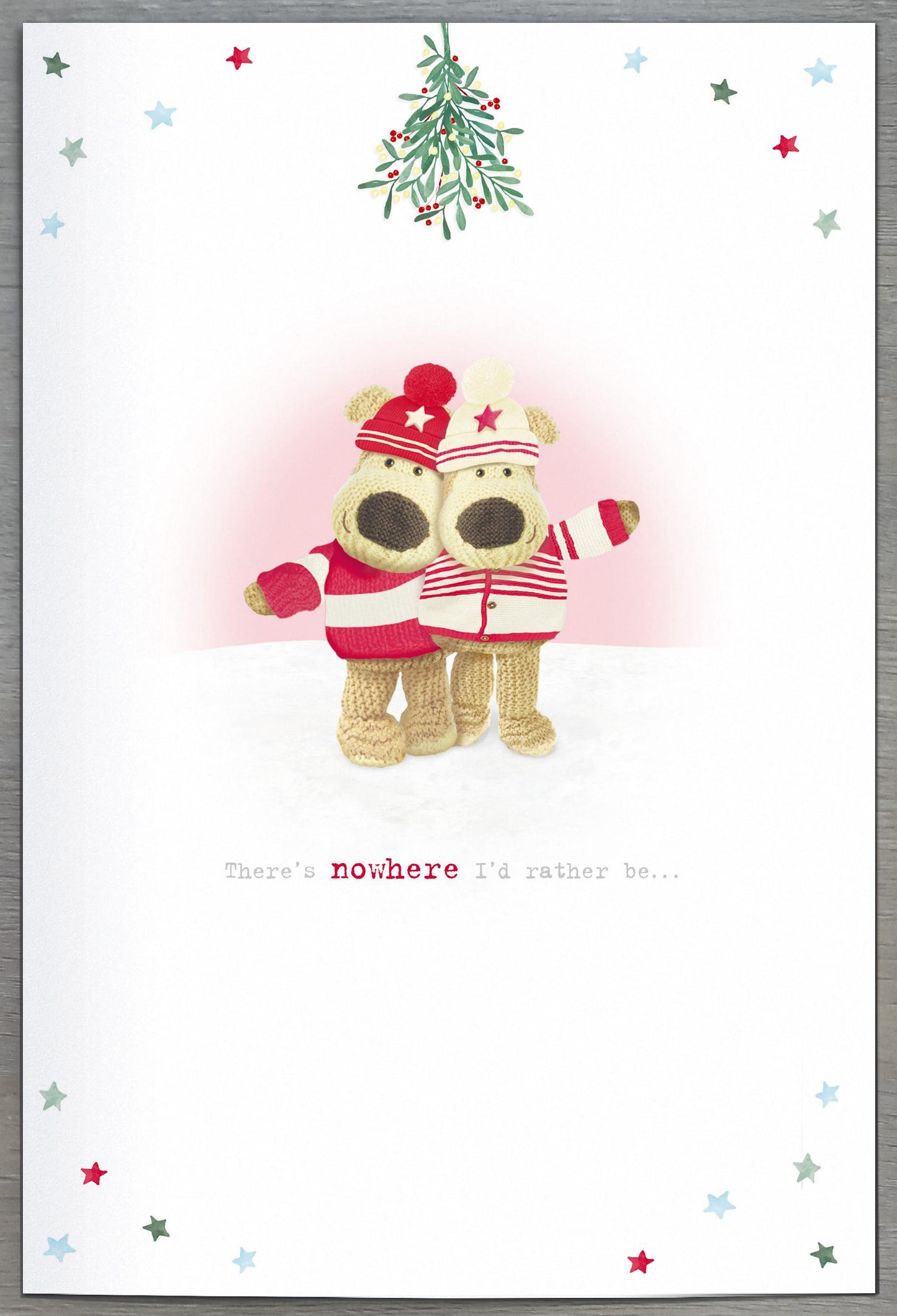 Boofle My Gorgeous Girlfriend Embellished Christmas Greeting Card
