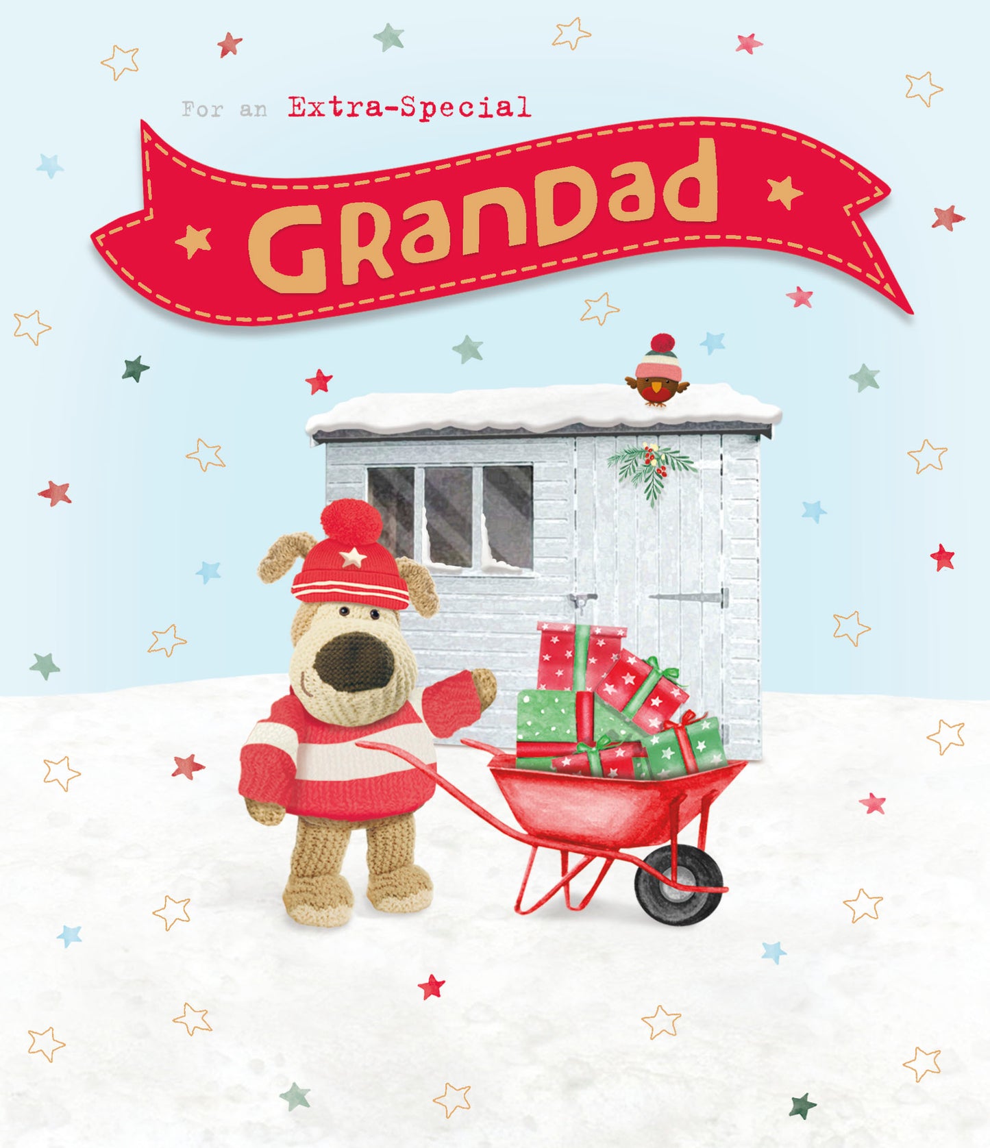 Boofle For An Extra Special Grandad Christmas Greeting Card