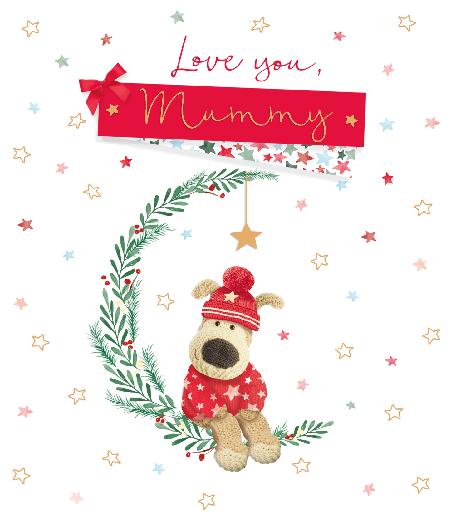 Boofle Love You Mummy To The Moon & Back Christmas Greeting Card