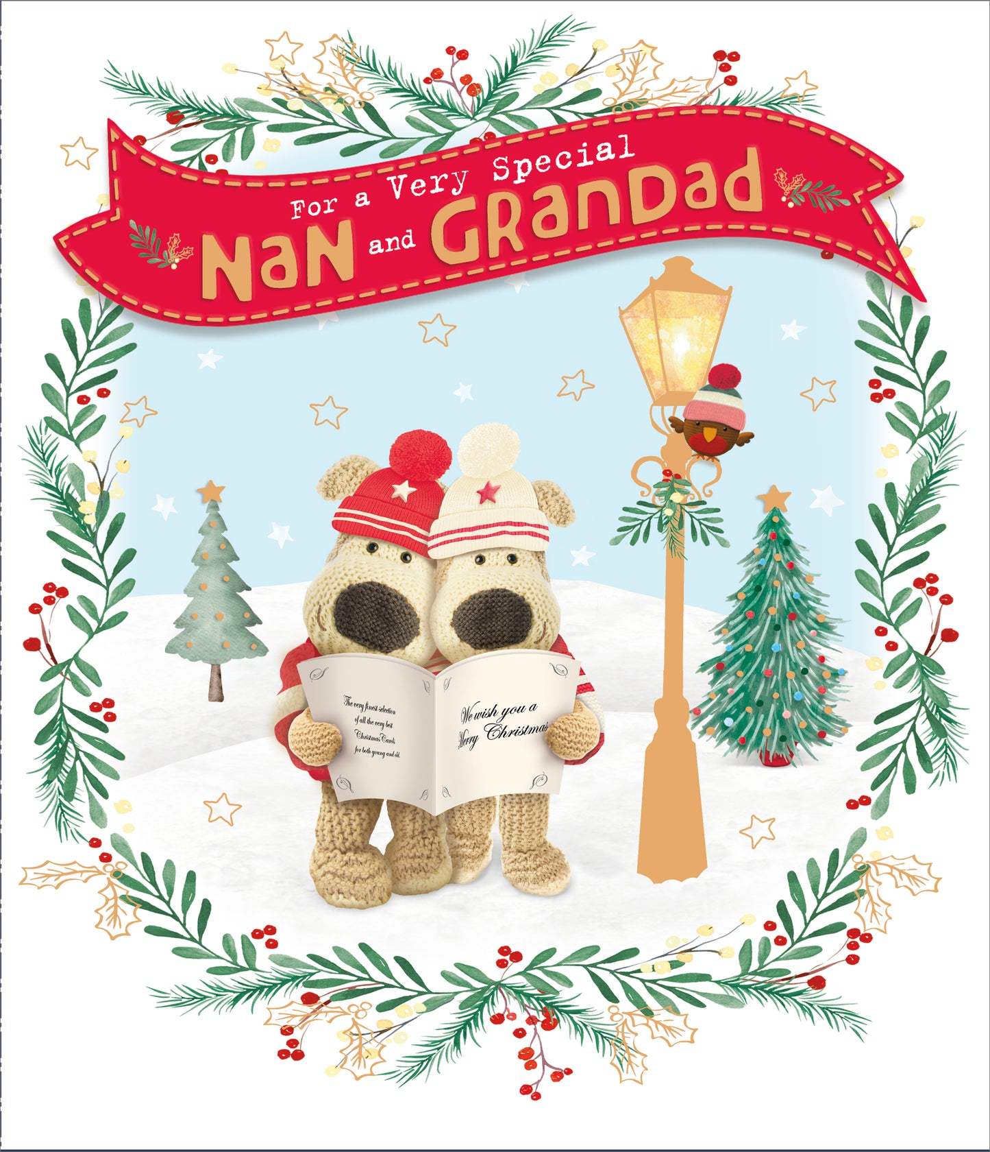 Boofle A Very Special Nan & Grandad Christmas Greeting Card