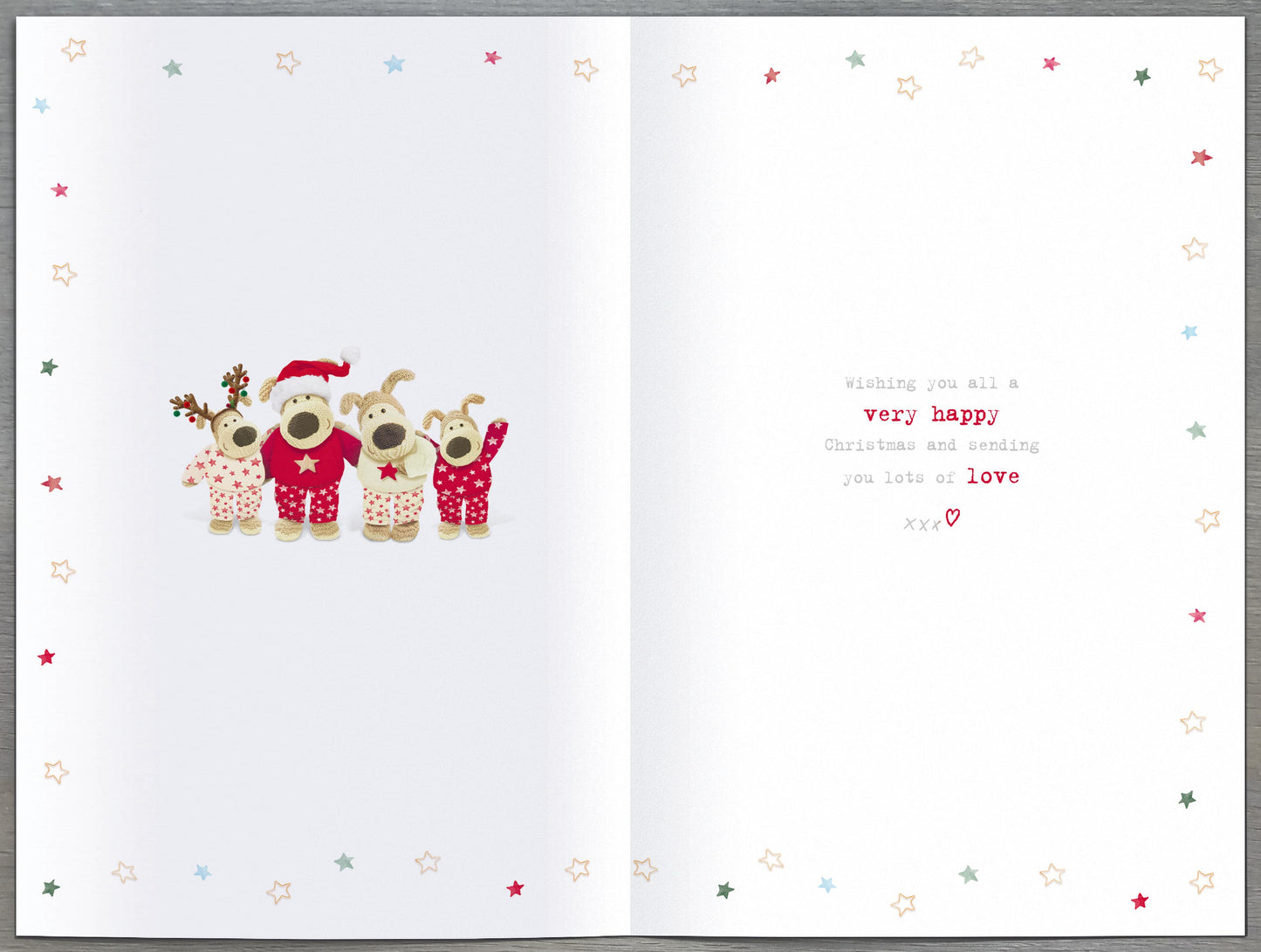 Boofle Sister, Brother-In-Law & Family Christmas Greeting Card