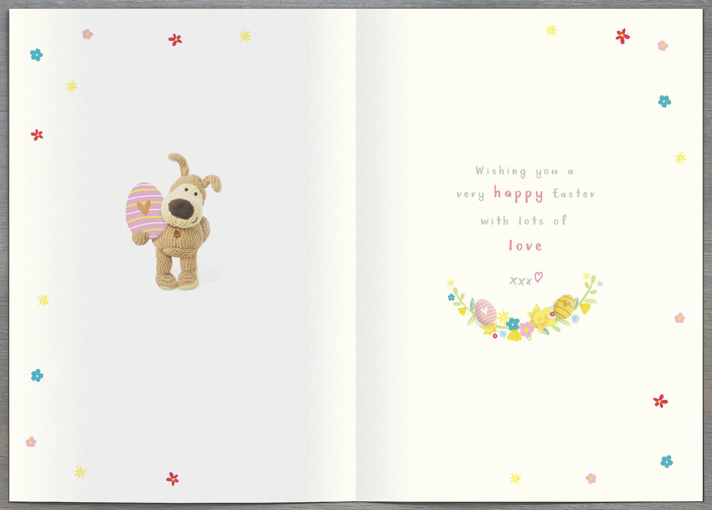 Boofle Very Special Daughter Egg-static Floral Easter Card Cute Greeting Card