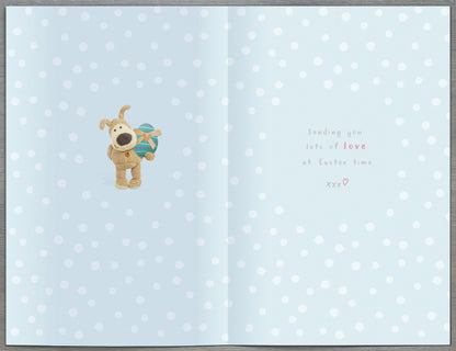 Boofle Amazing Grandson Cracking Easter Egg Easter Card Cute Greeting Card