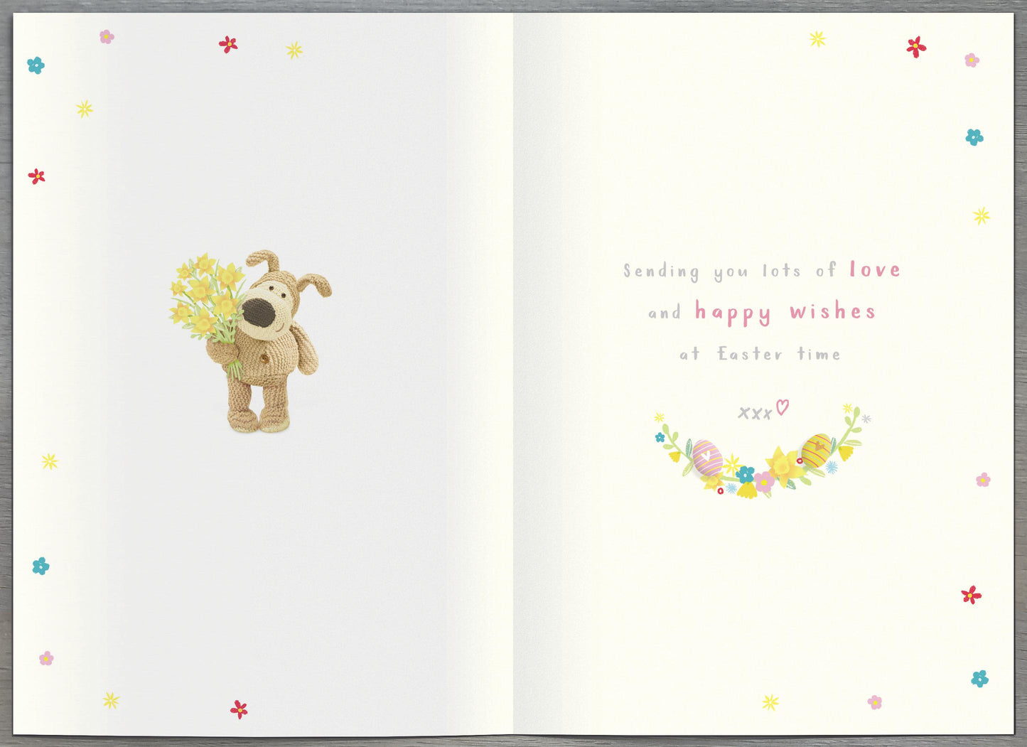 Boofle Mum Happy Easter Daffodil Blooms Easter Card Cute Greeting Card