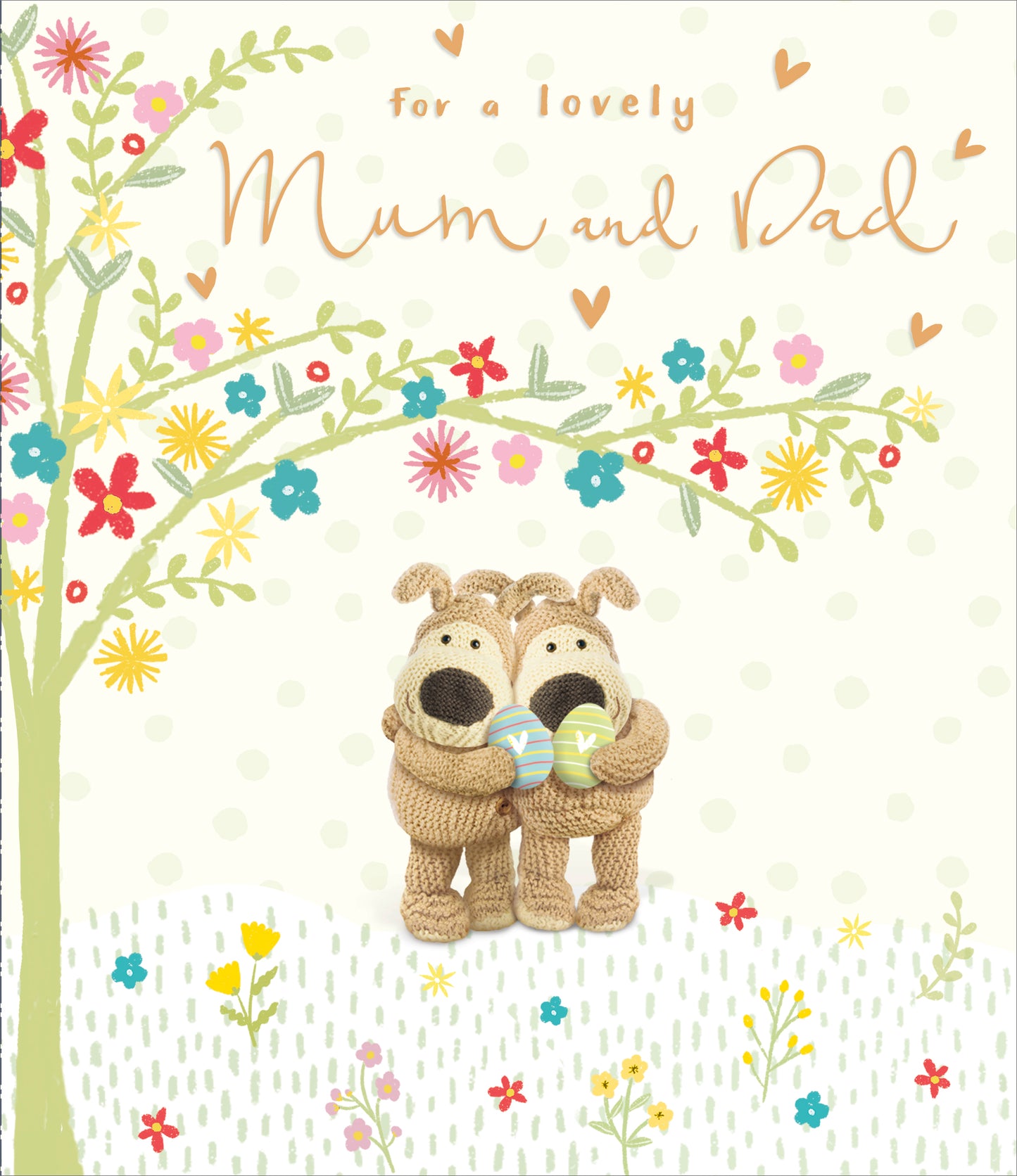 Boofle Lovely Mum & Dad Egg-citing Parents Easter Card Cute Greeting Card