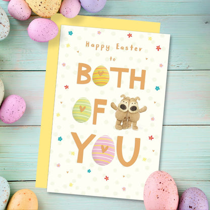 Boofle Both Of You Hoppin' Fun Easter Card Cute Greeting Card