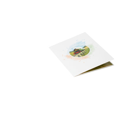 Vintage Steam Train Any Occasion 3D Pop Up Greeting Card