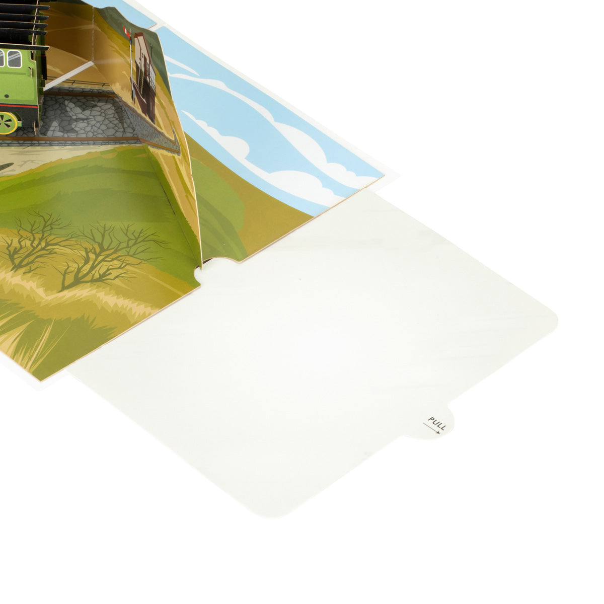 Vintage Steam Train Any Occasion 3D Pop Up Greeting Card