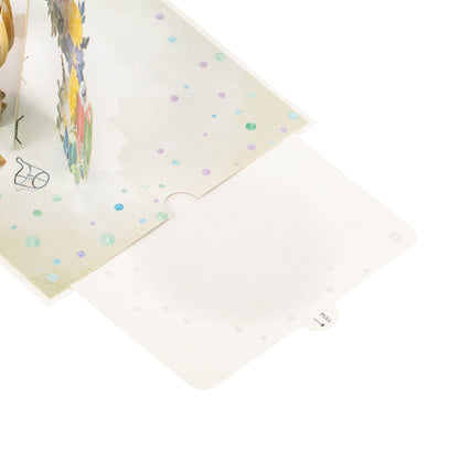 Golden Wedding 50 Years Anniversary 3D Pop Up Greeting Card