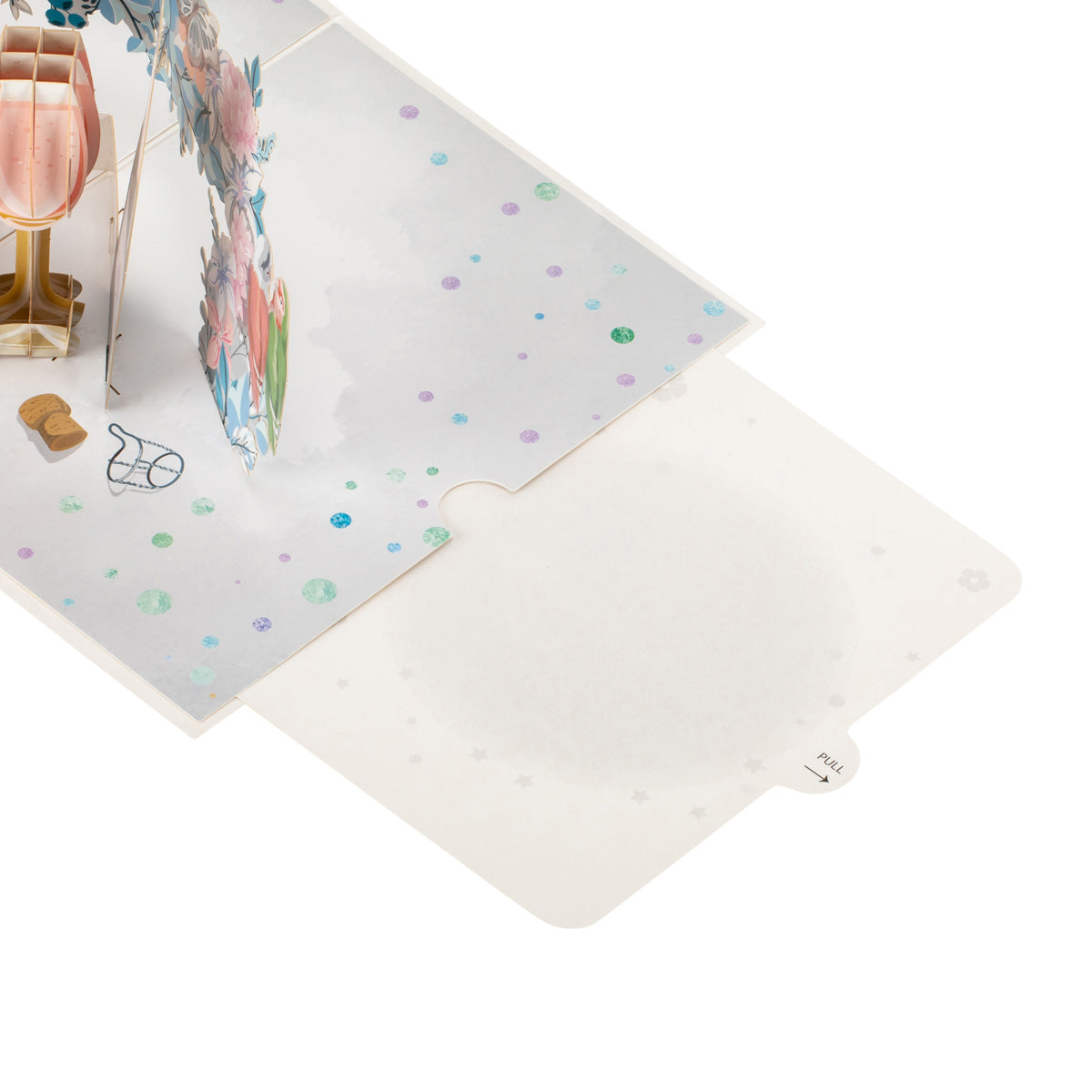 Diamond Wedding 60 Years Anniversary 3D Pop Up Greeting Card