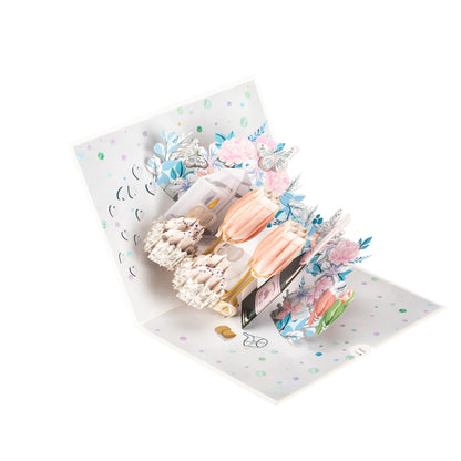 Diamond Wedding 60 Years Anniversary 3D Pop Up Greeting Card