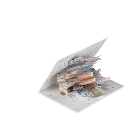 Diamond Wedding 60 Years Anniversary 3D Pop Up Greeting Card