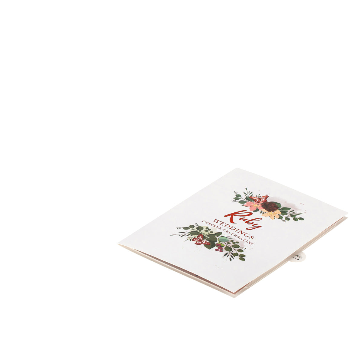 Ruby Wedding 40 Years Anniversary 3D Pop Up Greeting Card