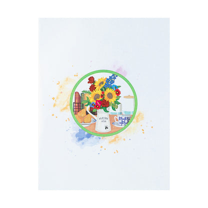 Colourful Floral Sunflowers Any Occasion 3D Pop Up Greeting Card