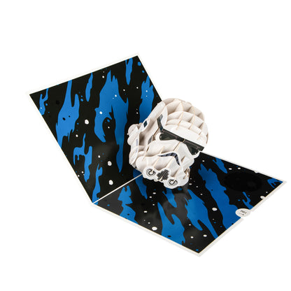 Star Wars Imperial Stormtrooper Helmet  3D Pop Up Greeting Card