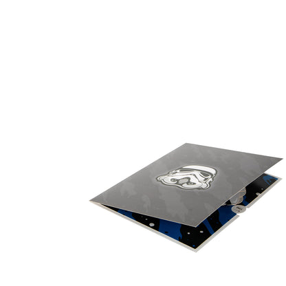 Star Wars Imperial Stormtrooper Helmet  3D Pop Up Greeting Card