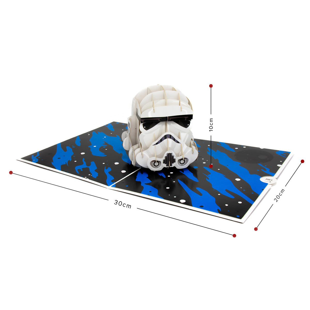 Star Wars Imperial Stormtrooper Helmet  3D Pop Up Greeting Card