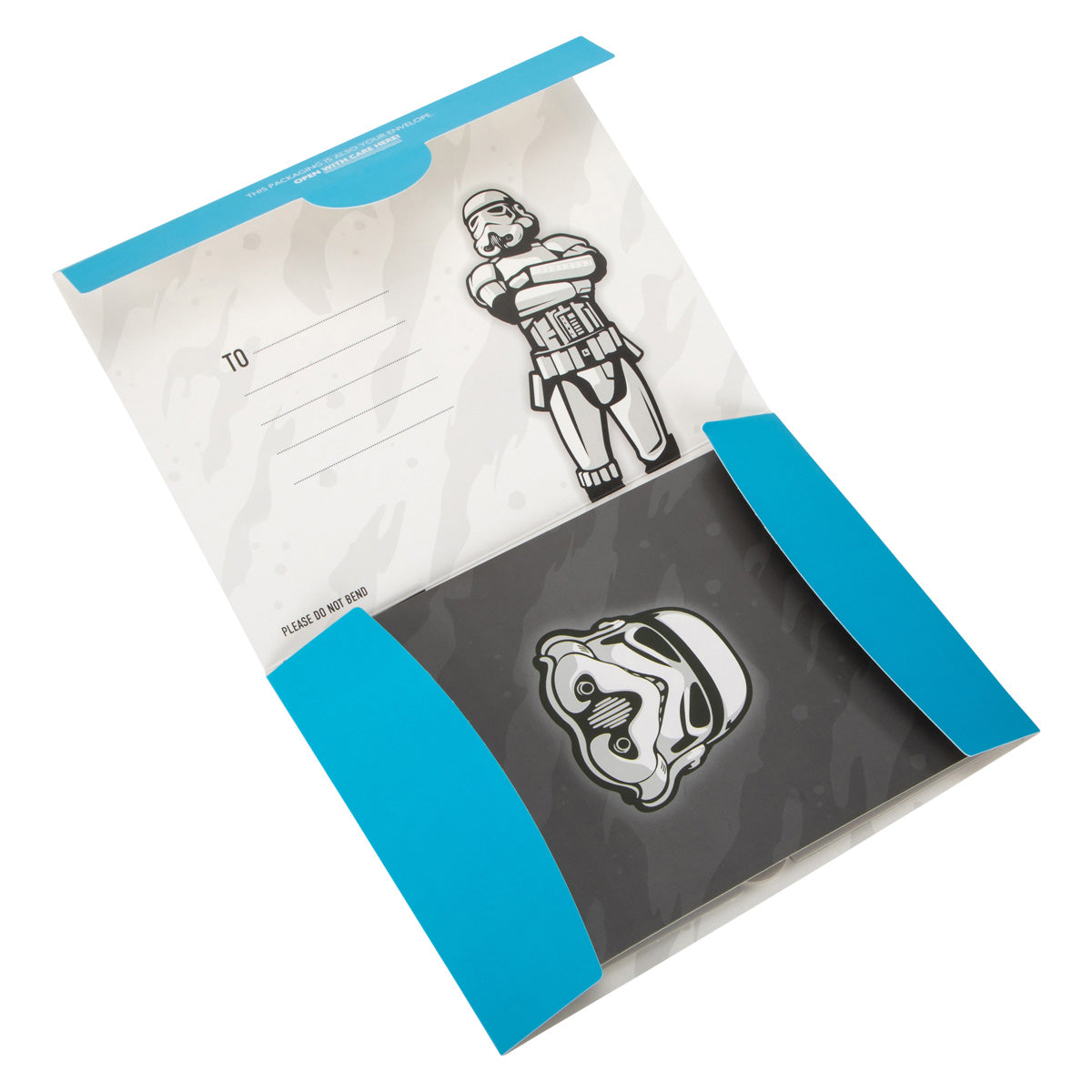 Star Wars Imperial Stormtrooper Helmet  3D Pop Up Greeting Card