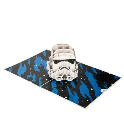 Star Wars Imperial Stormtrooper Helmet  3D Pop Up Greeting Card