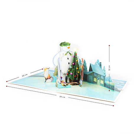 The Snowman Pop Up Christmas Greeting Card
