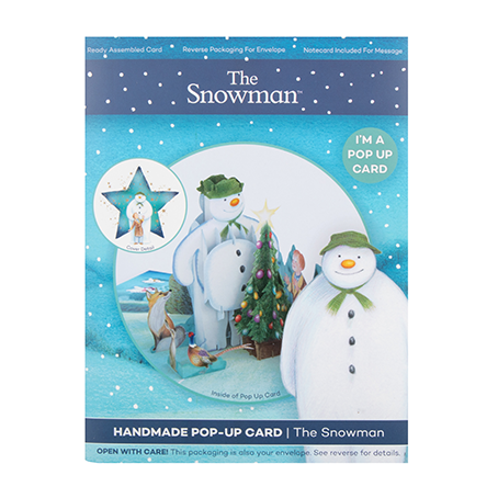 The Snowman Pop Up Christmas Greeting Card