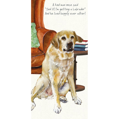 Labrador Happily Ever After Little Dog Laughed Greeting Card
